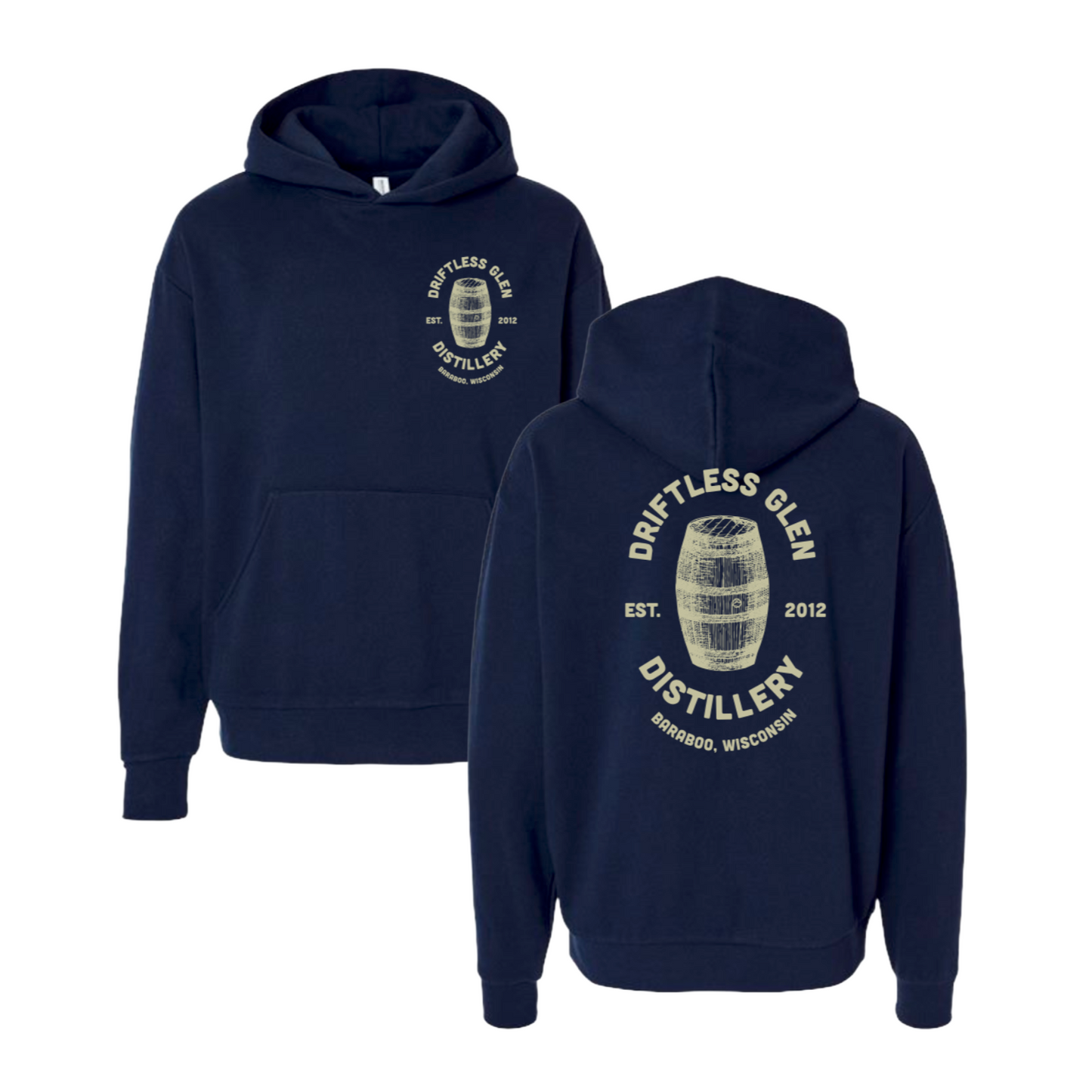 Navy Barrel Hoodie