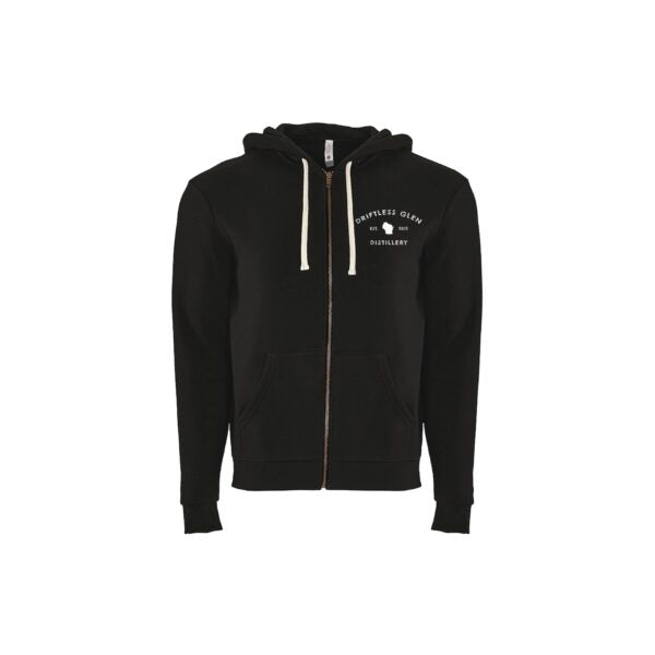 Black Zip-Up Hoodie