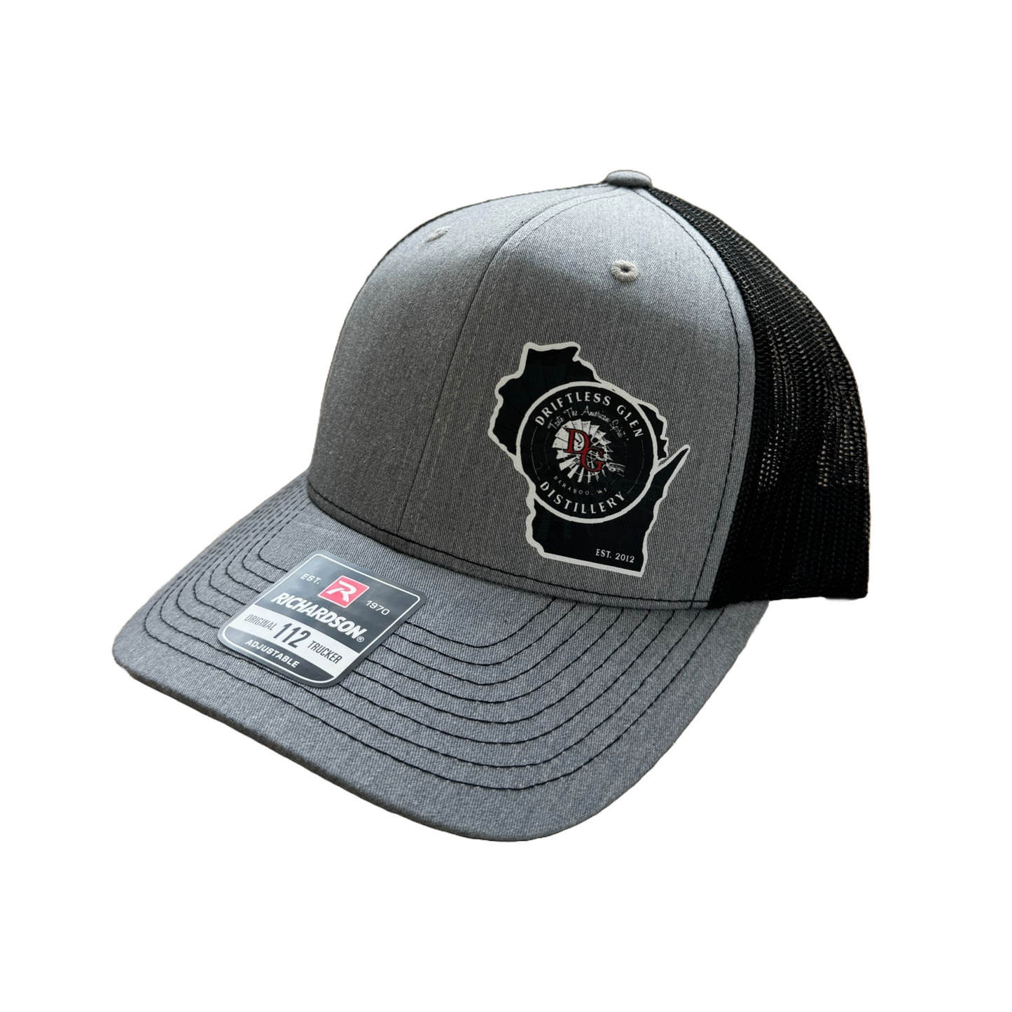 Gray WI Logo Hat – Driftless Glen Distillery