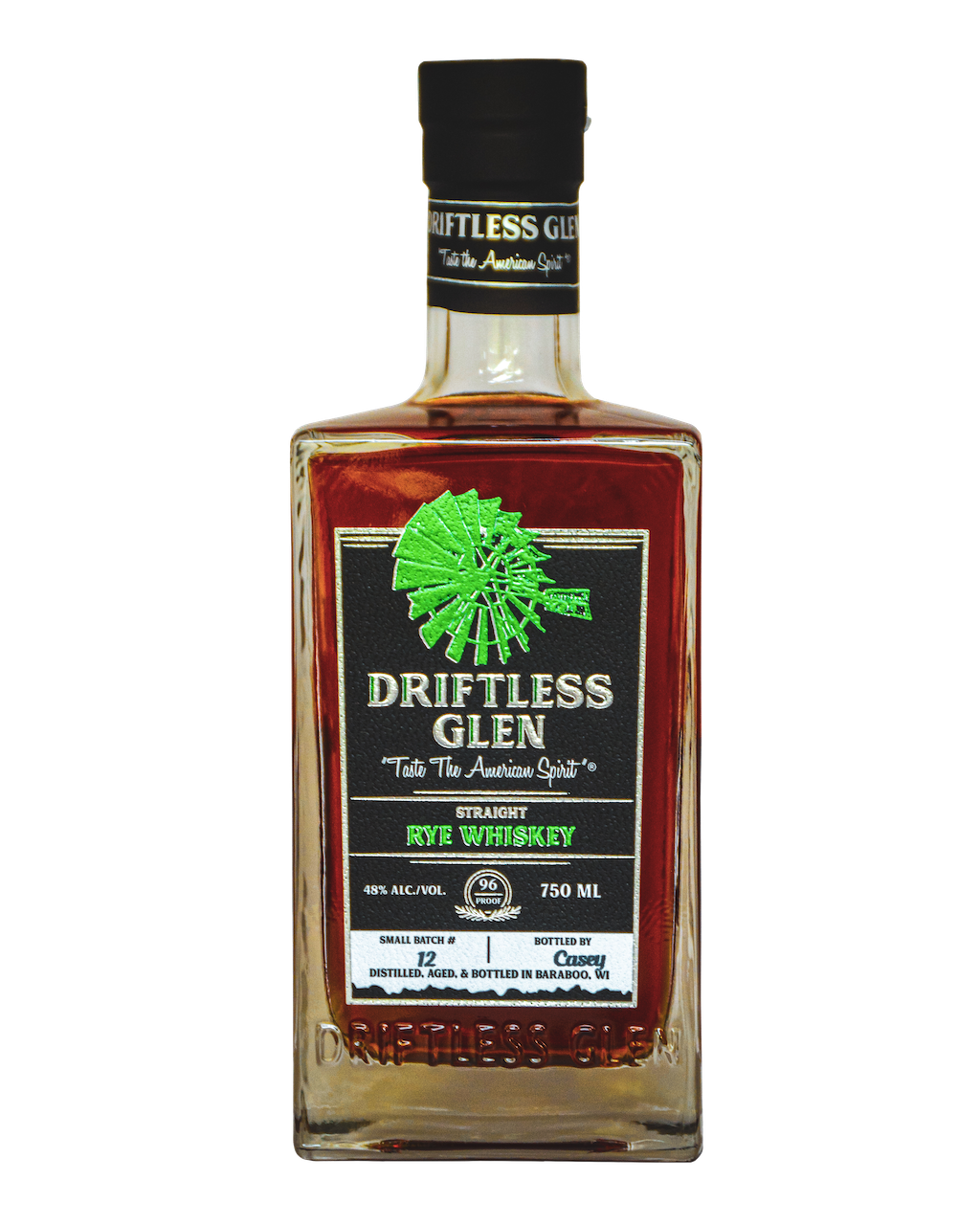 Driftless Glen Straight Rye Whiskeyのボトル画像