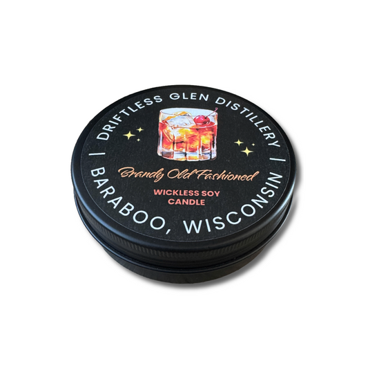 Wickless Soy Candle: Brandy Old Fashioned