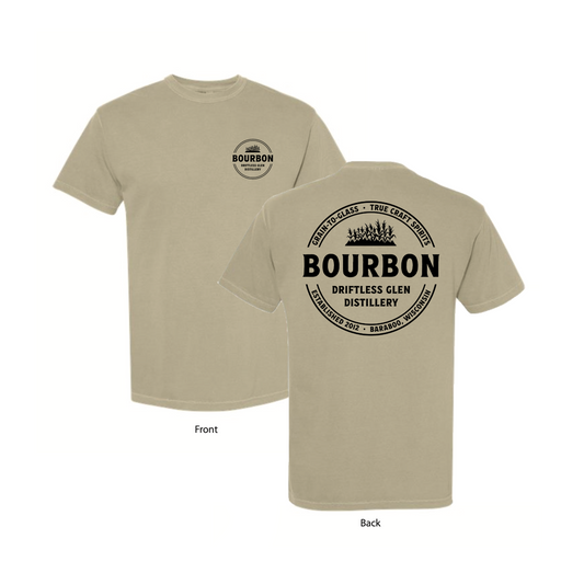 Khaki Bourbon Circle T-Shirt