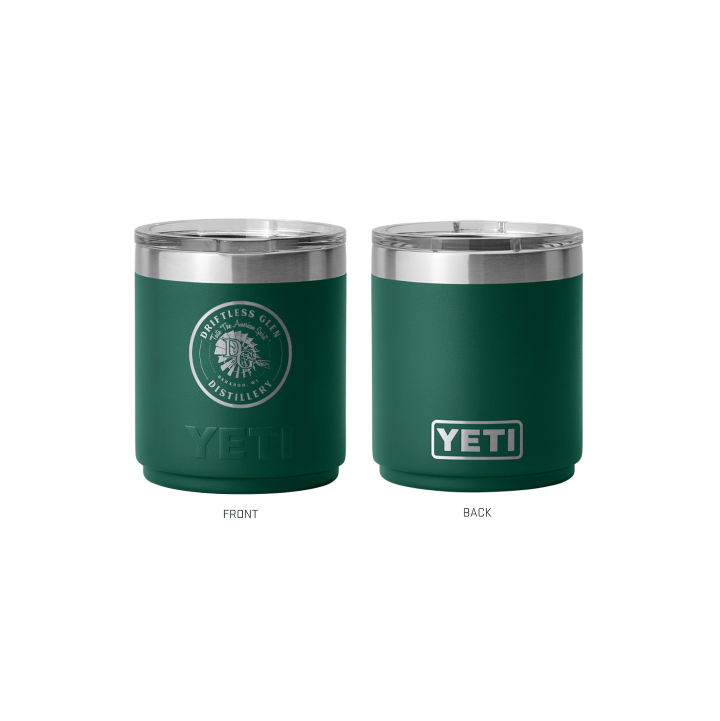 YETI 10 oz Black Forest Green