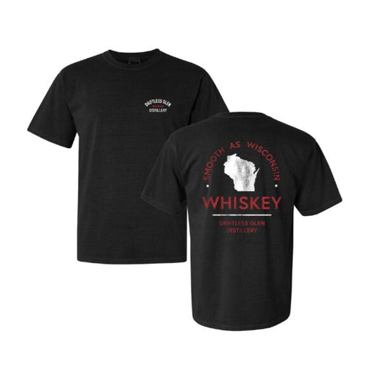 Black + Red WI T-Shirt