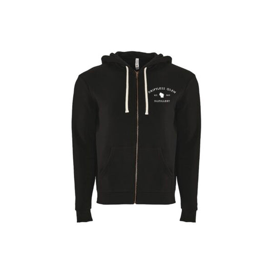 Black Zip-Up Hoodie